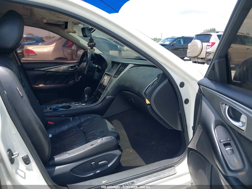 2014 Infiniti Q50 VIN JN1BV7AP9EM681051 IAAI salvage auction — NORMAL WEAR, Clear (Florida), sold $1,100 on 2026-07-23 (photo 5)