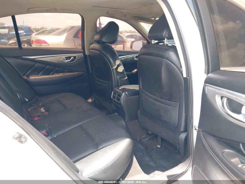 2014 Infiniti Q50 VIN JN1BV7AP9EM681051 IAAI salvage auction — NORMAL WEAR, Clear (Florida), sold $1,100 on 2026-07-23 (photo 8)