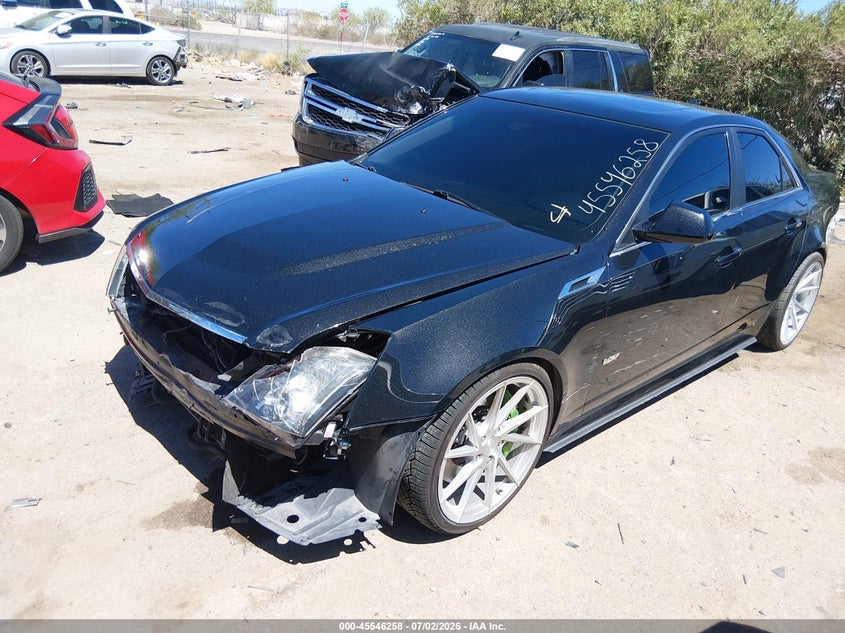 2013 Cadillac Cts-v VIN 1G6DV5EP7D0142022 IAAI salvage auction — FRONT END, Wait Title, sold $13,800 on 2026-08-05 (photo 2)