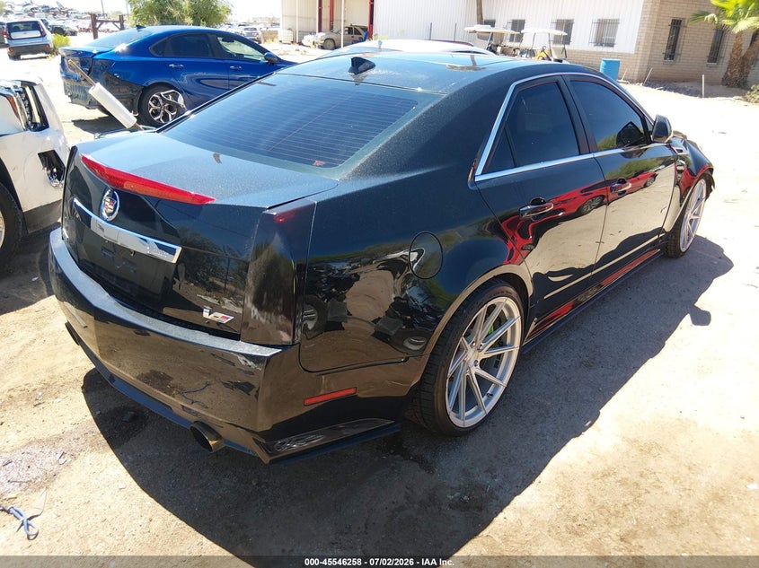 2013 Cadillac Cts-v VIN 1G6DV5EP7D0142022 IAAI salvage auction — FRONT END, Wait Title, sold $13,800 on 2026-08-05 (photo 4)