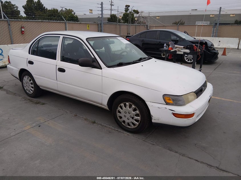 1995 Toyota Corolla VIN JT2AE04BXS0112270 IAAI salvage auction — NORMAL WEAR, Clear - Dealer Only (California), sold $300 on 2026-07-13 (photo 1)