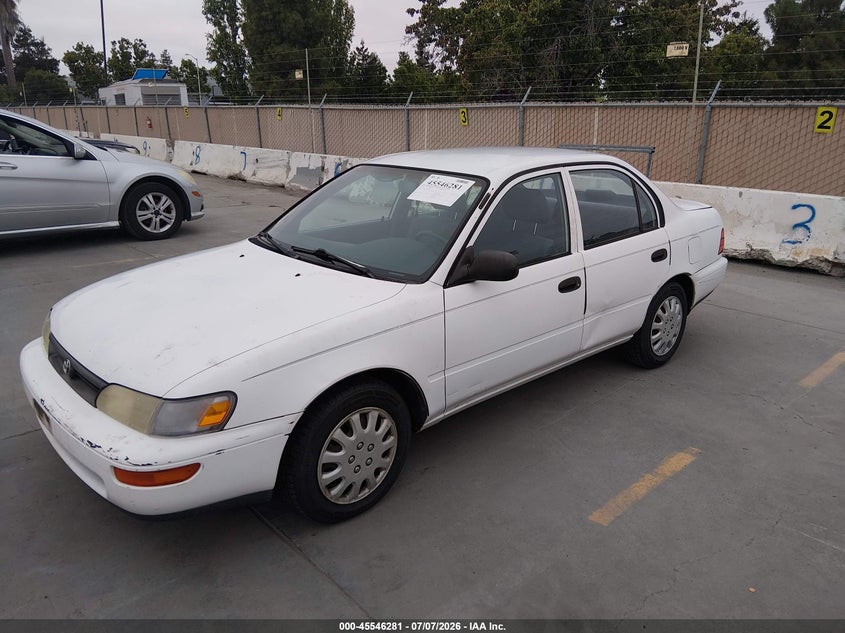 1995 Toyota Corolla VIN JT2AE04BXS0112270 IAAI salvage auction — NORMAL WEAR, Clear - Dealer Only (California), sold $300 on 2026-07-13 (photo 2)
