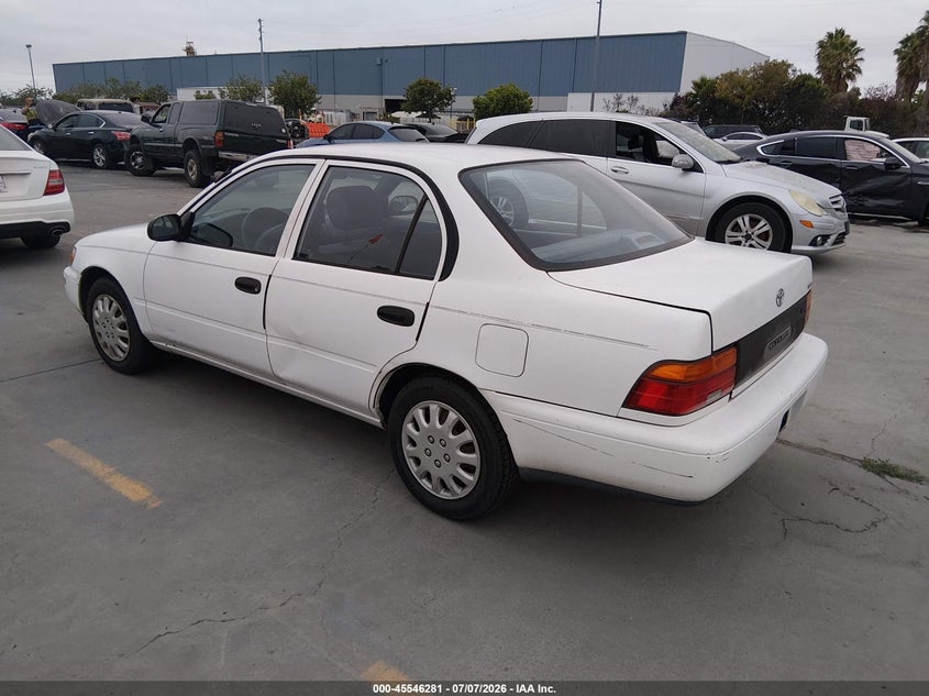 1995 Toyota Corolla VIN JT2AE04BXS0112270 IAAI salvage auction — NORMAL WEAR, Clear - Dealer Only (California), sold $300 on 2026-07-13 (photo 3)