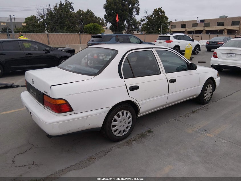 1995 Toyota Corolla VIN JT2AE04BXS0112270 IAAI salvage auction — NORMAL WEAR, Clear - Dealer Only (California), sold $300 on 2026-07-13 (photo 4)