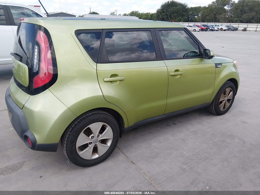 2014 Kia Soul VIN KNDJN2A27E7707452 IAAI salvage auction — NORMAL WEAR, Original (Texas), sold $600 on 2026-07-28 (photo 4)