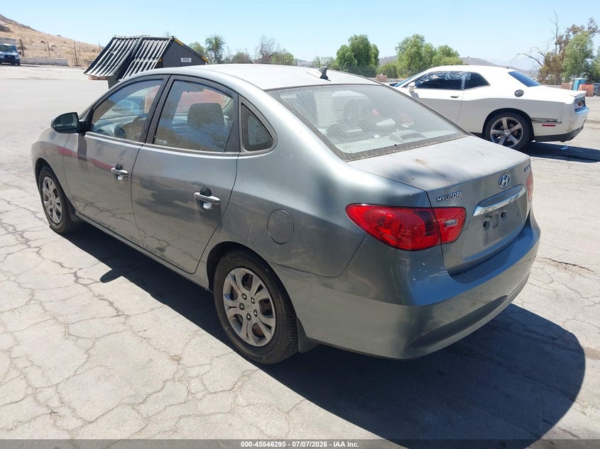 2010 Hyundai Elantra VIN KMHDU4AD1AU041614 IAAI salvage auction — NORMAL WEAR, Salvage Title - Dealer (California), sold $1,050 on 2026-07-14 (photo 3)