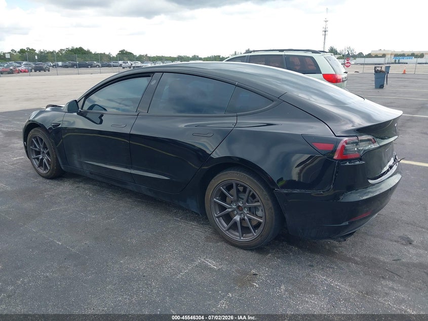 2019 Tesla Model 3 VIN 5YJ3E1EA2KF192936 IAAI salvage auction — REAR END, Salvage Title, sold $5,975 on 2026-08-01 (photo 3)