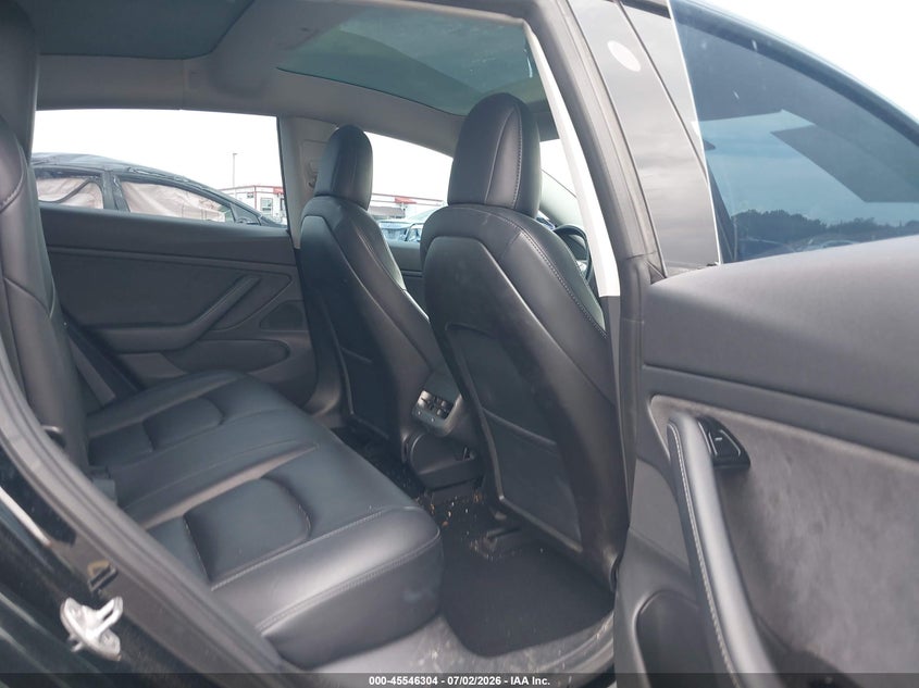2019 Tesla Model 3 VIN 5YJ3E1EA2KF192936 IAAI salvage auction — REAR END, Salvage Title, sold $5,975 on 2026-08-01 (photo 8)