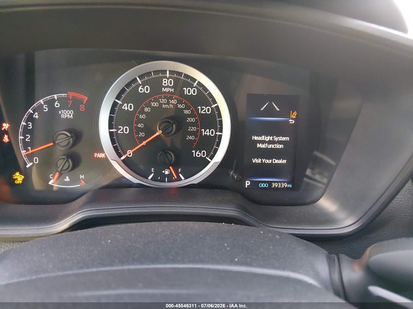 2020 Toyota Corolla VIN 5YFS4RCE6LP021583 IAAI salvage auction — FRONT & REAR, Salvage Title, sold $7,500 on 2026-07-17 (photo 7)