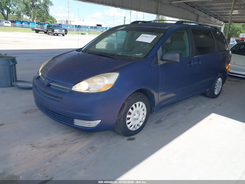 2005 Toyota Sienna VIN 5TDZA23C15S336458 IAAI salvage auction — NORMAL WEAR, Clear (Florida), sold $500 on 2026-07-22 (photo 2)