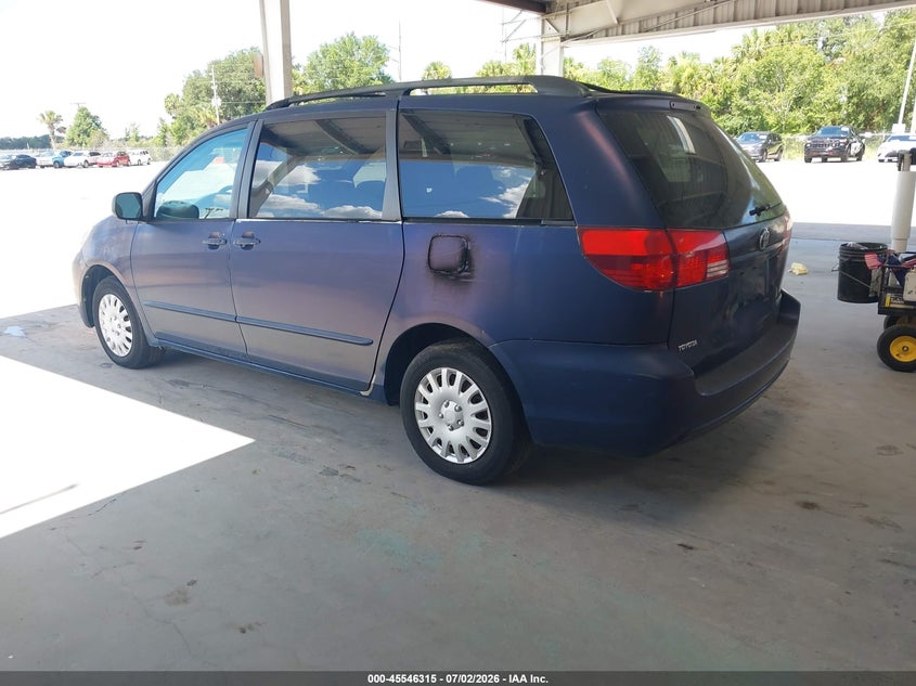 2005 Toyota Sienna VIN 5TDZA23C15S336458 IAAI salvage auction — NORMAL WEAR, Clear (Florida), sold $500 on 2026-07-22 (photo 3)