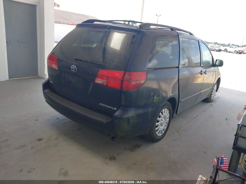 2005 Toyota Sienna VIN 5TDZA23C15S336458 IAAI salvage auction — NORMAL WEAR, Clear (Florida), sold $500 on 2026-07-22 (photo 4)