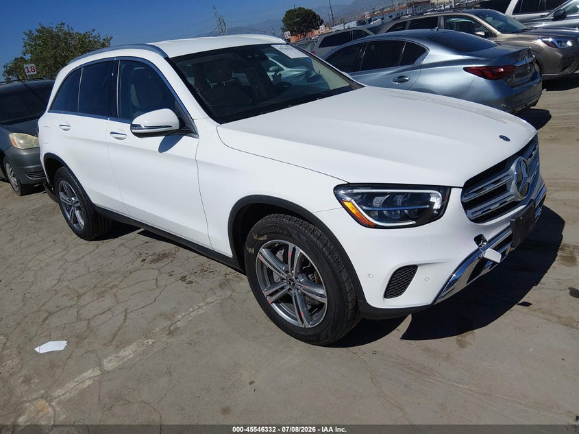 2022 Mercedes-benz Glc VIN W1N0G8DBXNV341897 IAAI salvage auction — REAR END, Salvage (California), sold $8,600 on 2026-07-29 (photo 1)