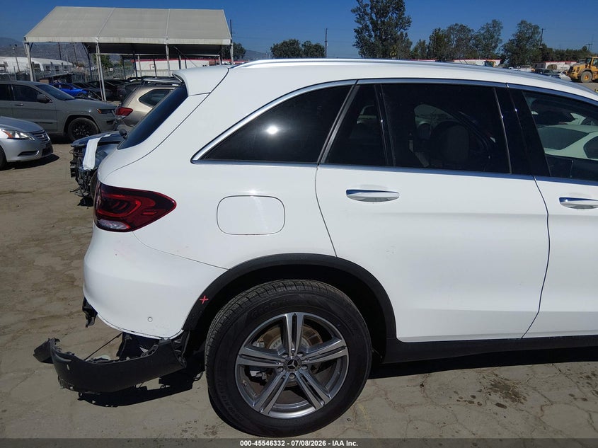 2022 Mercedes-benz Glc VIN W1N0G8DBXNV341897 IAAI salvage auction — REAR END, Salvage (California), sold $8,600 on 2026-07-29 (photo 6)