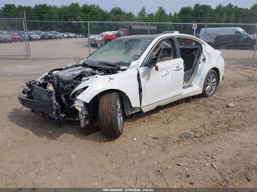 2014 Infiniti Q50 VIN JN1BV7AR3EM696713 IAAI salvage auction — NORMAL WEAR, Original (Maine), sold $250 on 2026-07-27 (photo 2)