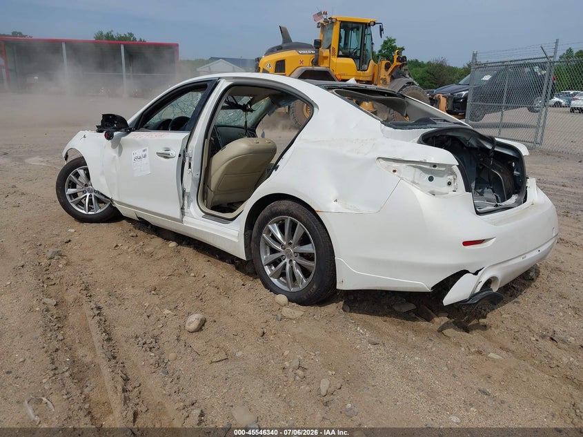 2014 Infiniti Q50 VIN JN1BV7AR3EM696713 IAAI salvage auction — NORMAL WEAR, Original (Maine), sold $250 on 2026-07-27 (photo 3)