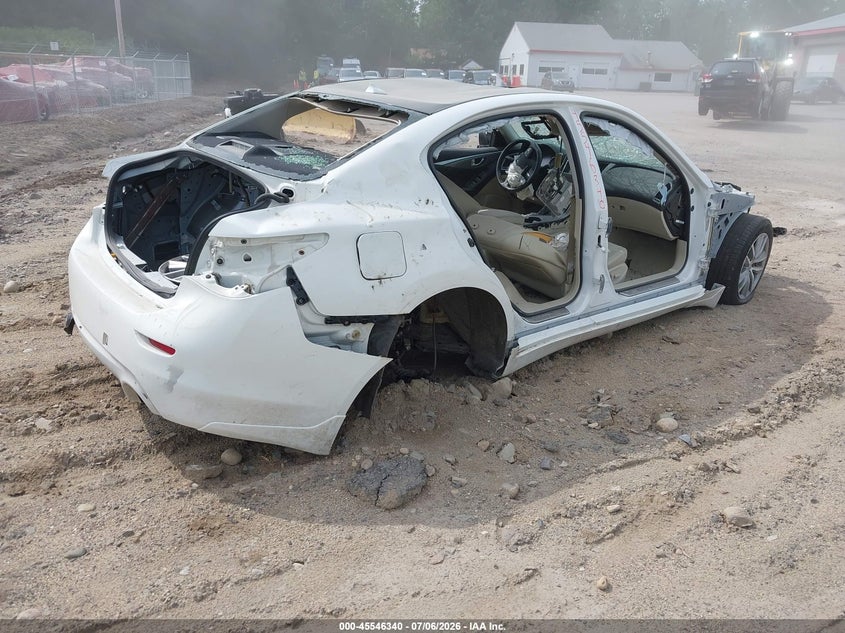 2014 Infiniti Q50 VIN JN1BV7AR3EM696713 IAAI salvage auction — NORMAL WEAR, Original (Maine), sold $250 on 2026-07-27 (photo 4)