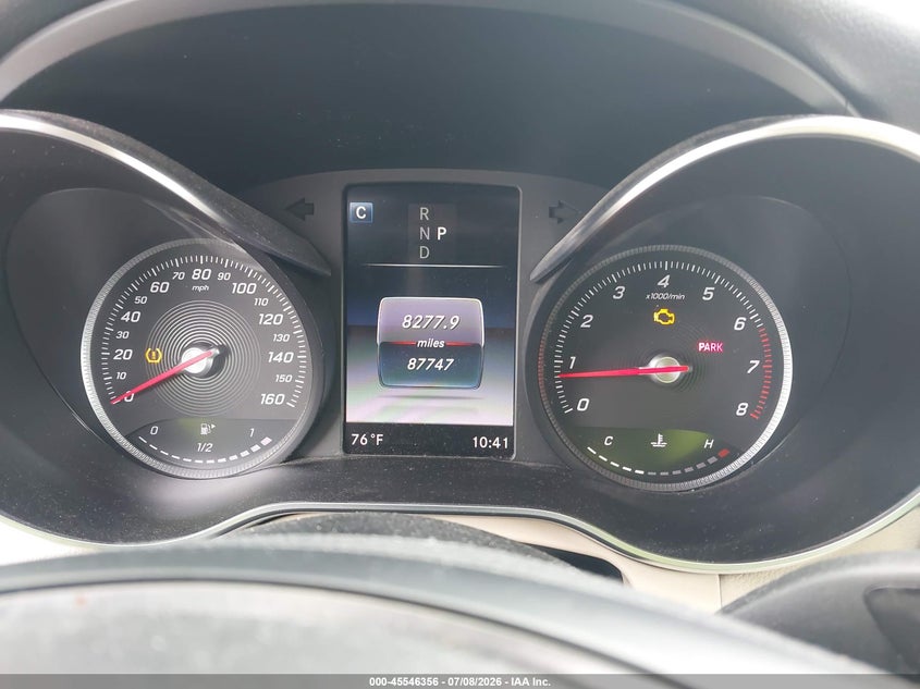2019 Mercedes-benz Glc VIN WDC0G4KB9KV140145 IAAI salvage auction — LEFT FRONT, Salvage Title, sold $8,000 on 2026-08-17 (photo 7)