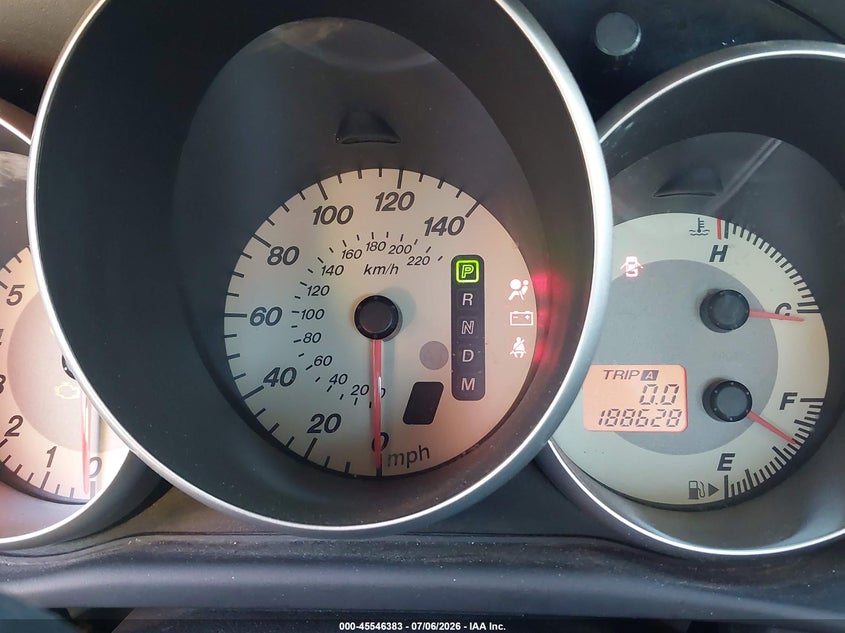 2008 Mazda 3 VIN JM1BK32F381833688 IAAI salvage auction — FRONT & REAR, Salvage (California), sold $600 on 2026-07-14 (photo 7)