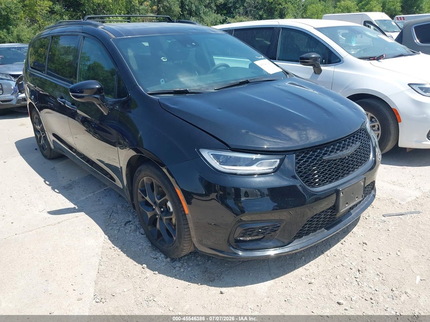 2025 Chrysler Pacifica VIN 2C4RC1GG9SR515675 IAAI salvage auction — HAIL, Enterprise Vehicles Clear Only (Texas), sold $22,600 on 2026-07-29 (photo 1)