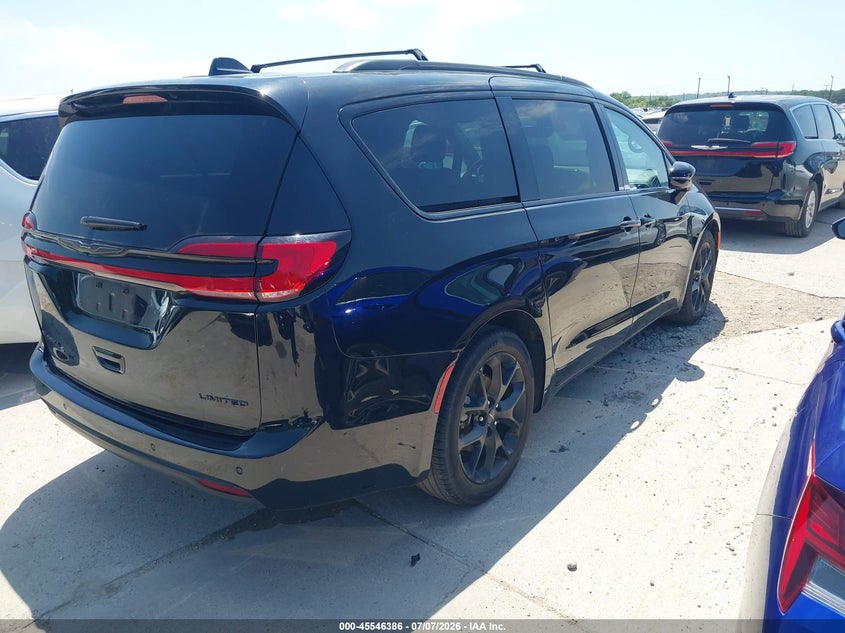 2025 Chrysler Pacifica VIN 2C4RC1GG9SR515675 IAAI salvage auction — HAIL, Enterprise Vehicles Clear Only (Texas), sold $22,600 on 2026-07-29 (photo 4)