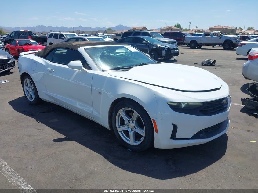 2019 Chevrolet Camaro VIN 1G1FB3DS1K0154018 — IAAI salvage auction photo