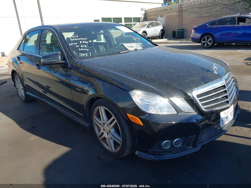 2010 Mercedes-benz E-class VIN WDDHF5GB3AA102044 IAAI salvage auction — REAR END, Salvage Certificate (California), sold $550 on 2026-07-17 (photo 1)