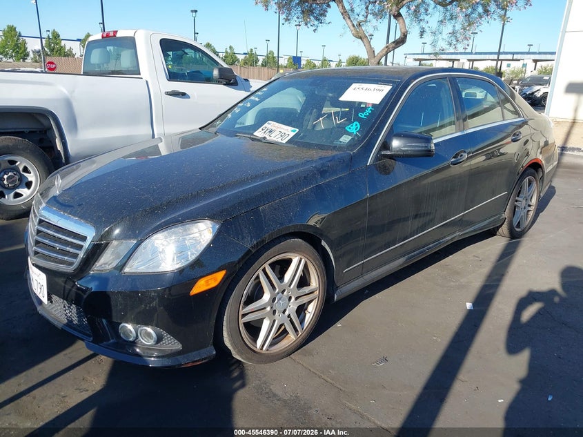 2010 Mercedes-benz E-class VIN WDDHF5GB3AA102044 IAAI salvage auction — REAR END, Salvage Certificate (California), sold $550 on 2026-07-17 (photo 2)