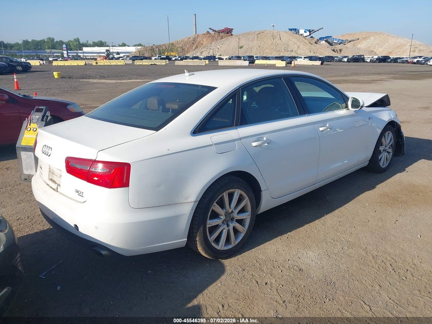 2014 Audi A6 VIN WAUFGAFC7EN024428 IAAI salvage auction — NORMAL WEAR, Clear (New York), sold $2,850 on 2026-07-14 (photo 4)