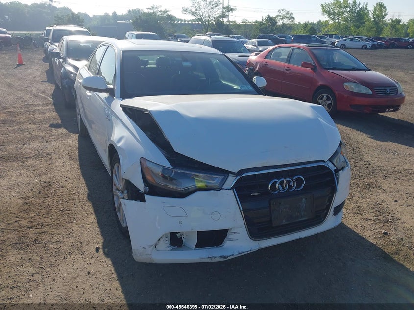 2014 Audi A6 VIN WAUFGAFC7EN024428 IAAI salvage auction — NORMAL WEAR, Clear (New York), sold $2,850 on 2026-07-14 (photo 6)