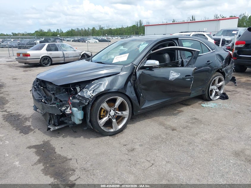 2015 Chevrolet Malibu VIN 1G11C5SL8FF346618 IAAI salvage auction — SIDE, Salvage Title, sold $825 on 2026-07-18 (photo 2)