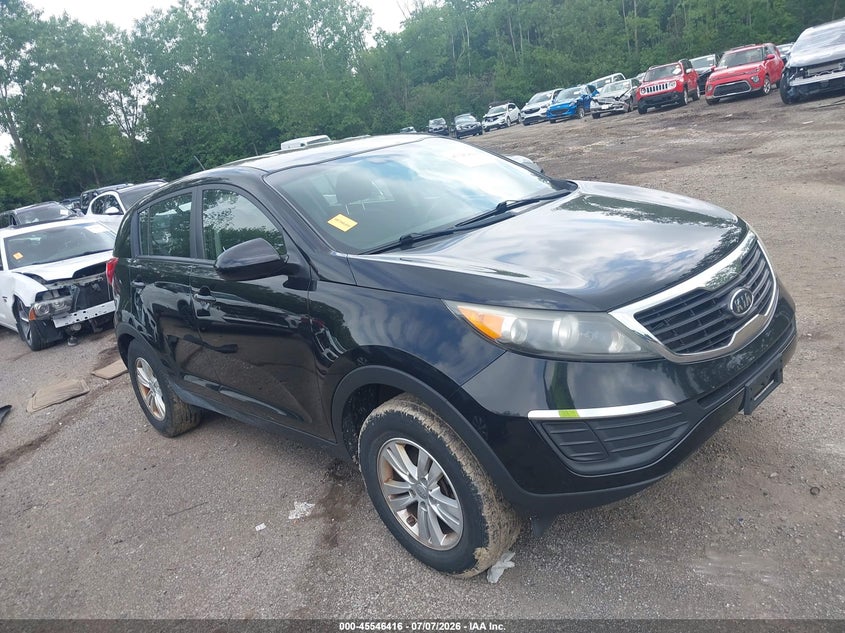 2012 Kia Sportage VIN KNDPB3A29C7320343 IAAI salvage auction — LEFT REAR, Salvage (Ohio), sold $1,200 on 2026-07-31 (photo 1)