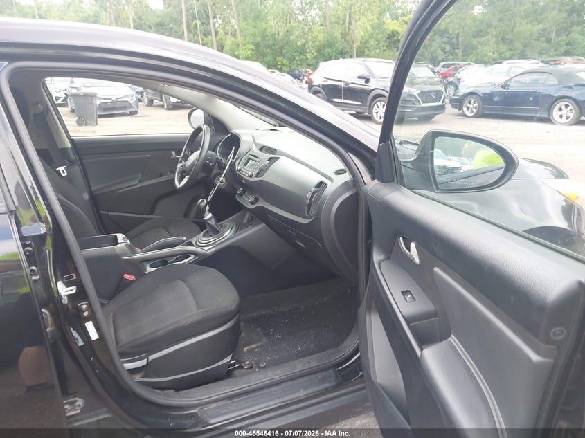 2012 Kia Sportage VIN KNDPB3A29C7320343 IAAI salvage auction — LEFT REAR, Salvage (Ohio), sold $1,200 on 2026-07-31 (photo 5)