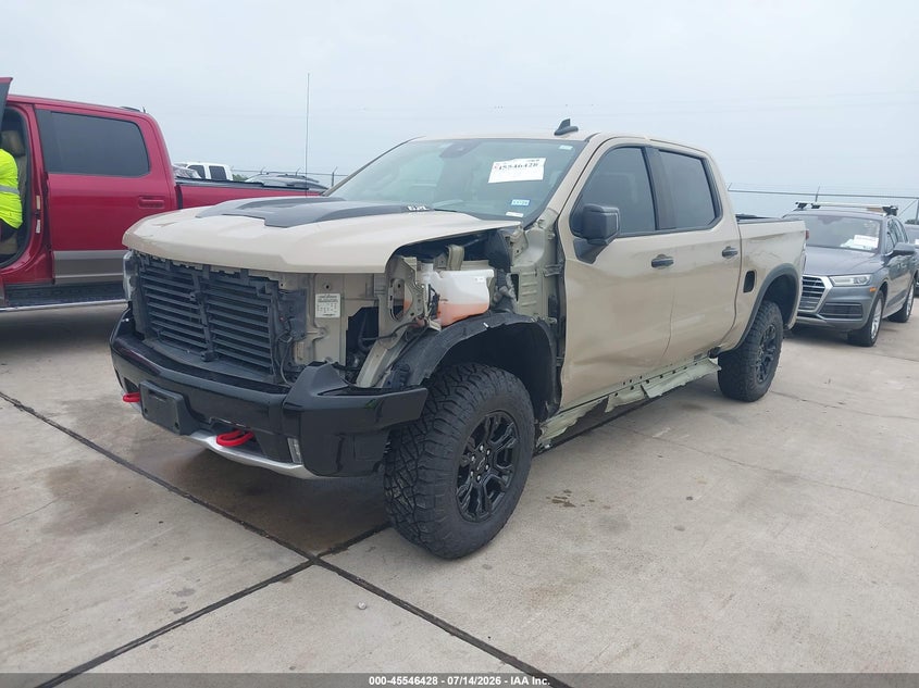 2022 Chevrolet Silverado VIN 3GCUDHEL7NG672373 IAAI salvage auction — LEFT SIDE, Original (Texas), sold $22,100 on 2026-08-28 (photo 2)