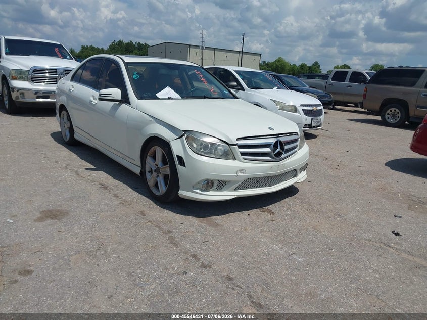 2010 Mercedes-benz C class VIN WDDGF5EB8AR090926 IAAI salvage auction — NORMAL WEAR, Original (Texas), sold $450 on 2026-08-05 (photo 1)
