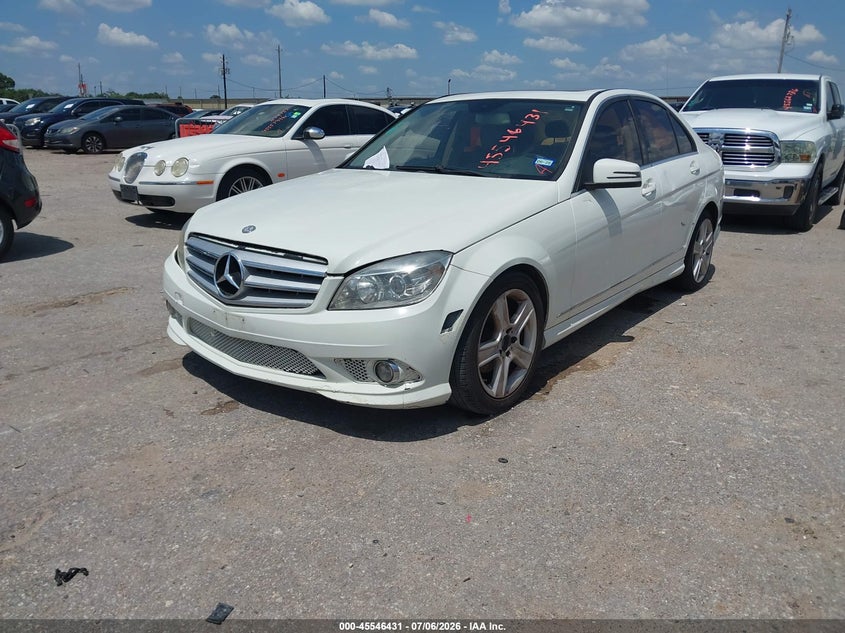 2010 Mercedes-benz C class VIN WDDGF5EB8AR090926 IAAI salvage auction — NORMAL WEAR, Original (Texas), sold $450 on 2026-08-05 (photo 2)