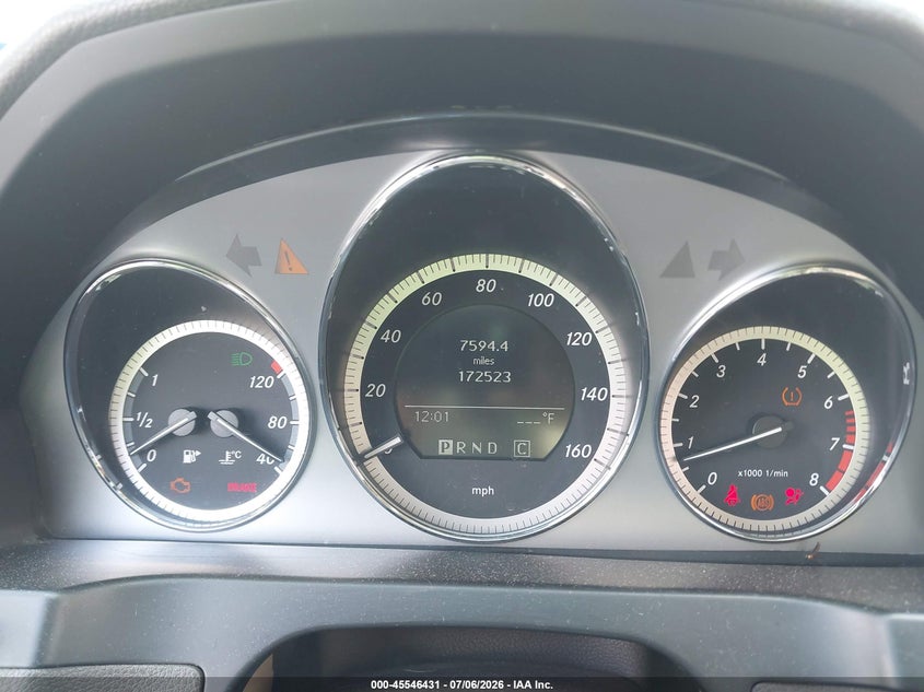 2010 Mercedes-benz C class VIN WDDGF5EB8AR090926 IAAI salvage auction — NORMAL WEAR, Original (Texas), sold $450 on 2026-08-05 (photo 7)