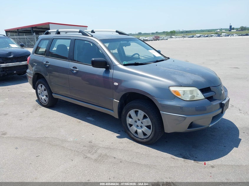 2006 Mitsubishi Outlander VIN JA4LZ31F66U028467 IAAI salvage auction — REAR END, Certificate Of Title (Nebraska), sold $650 on 2026-07-29 (photo 1)
