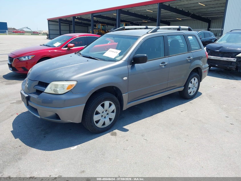 2006 Mitsubishi Outlander VIN JA4LZ31F66U028467 IAAI salvage auction — REAR END, Certificate Of Title (Nebraska), sold $650 on 2026-07-29 (photo 2)