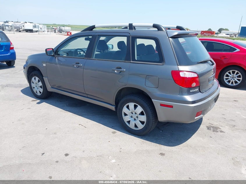 2006 Mitsubishi Outlander VIN JA4LZ31F66U028467 IAAI salvage auction — REAR END, Certificate Of Title (Nebraska), sold $650 on 2026-07-29 (photo 3)
