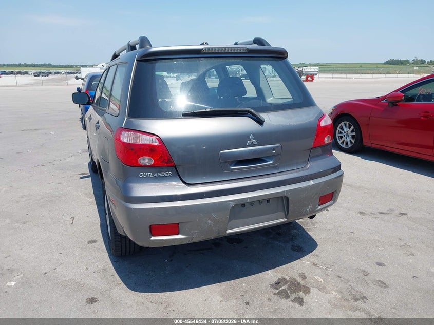 2006 Mitsubishi Outlander VIN JA4LZ31F66U028467 IAAI salvage auction — REAR END, Certificate Of Title (Nebraska), sold $650 on 2026-07-29 (photo 6)