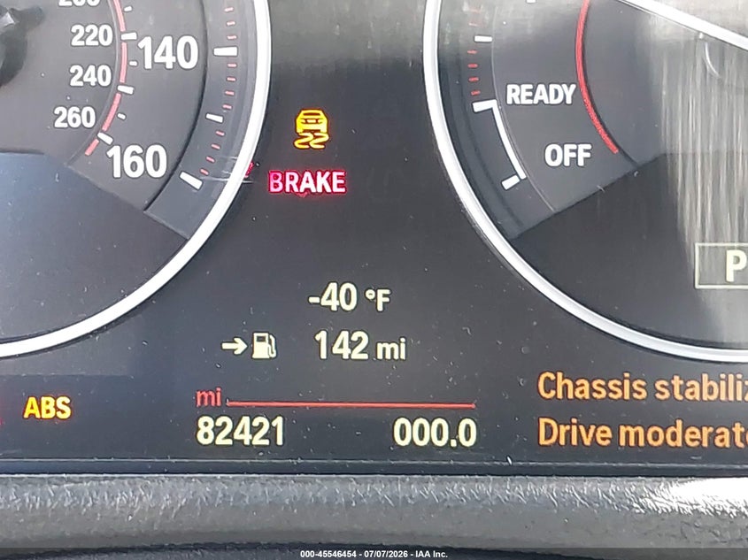 2015 BMW 4er VIN WBA4A5C50FGK15457 IAAI salvage auction — SIDE, Salvage Title, sold $2,250 on 2026-08-12 (photo 7)
