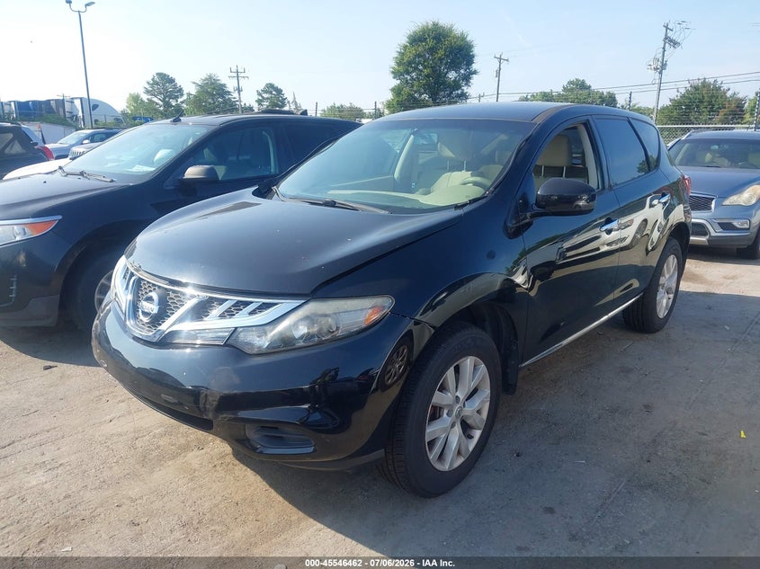 2011 Nissan Murano VIN JN8AZ1MW5BW163679 IAAI salvage auction — NORMAL WEAR, Clear-Dealer Only (North Carolina), sold $750 on 2026-07-20 (photo 2)