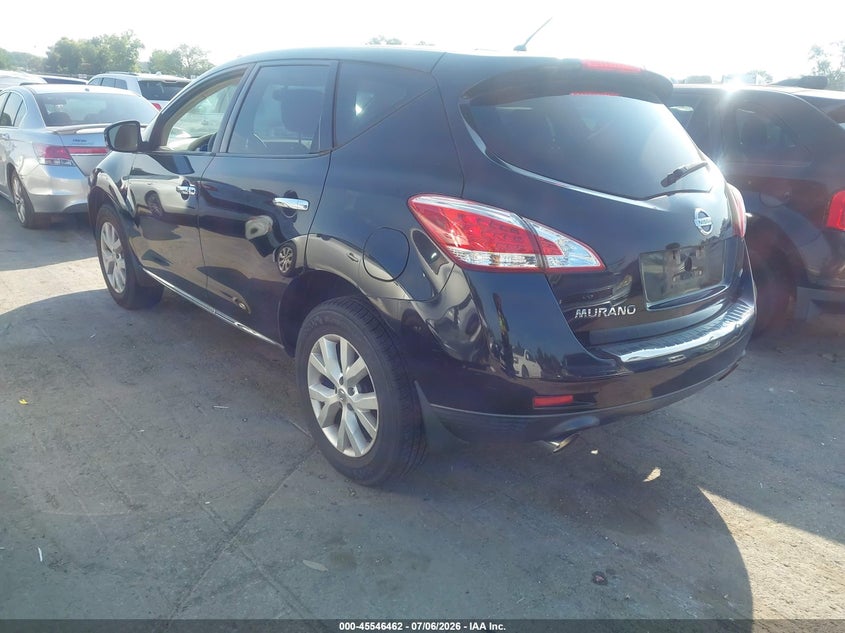 2011 Nissan Murano VIN JN8AZ1MW5BW163679 IAAI salvage auction — NORMAL WEAR, Clear-Dealer Only (North Carolina), sold $750 on 2026-07-20 (photo 3)