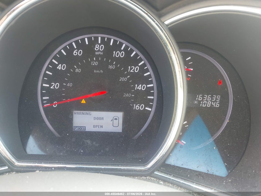 2011 Nissan Murano VIN JN8AZ1MW5BW163679 IAAI salvage auction — NORMAL WEAR, Clear-Dealer Only (North Carolina), sold $750 on 2026-07-20 (photo 7)