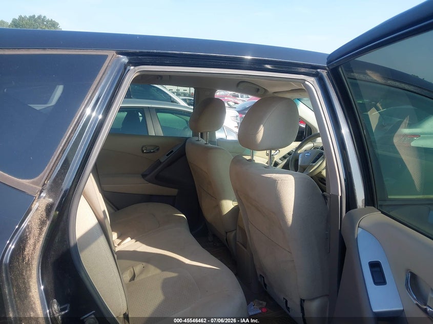 2011 Nissan Murano VIN JN8AZ1MW5BW163679 IAAI salvage auction — NORMAL WEAR, Clear-Dealer Only (North Carolina), sold $750 on 2026-07-20 (photo 8)