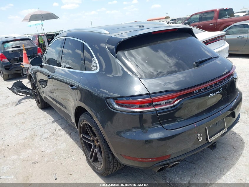 2020 Porsche Macan VIN WP1AB2A54LLB36525 IAAI salvage auction — FRONT END, Salvage Title, sold $18,150 on 2026-08-17 (photo 3)