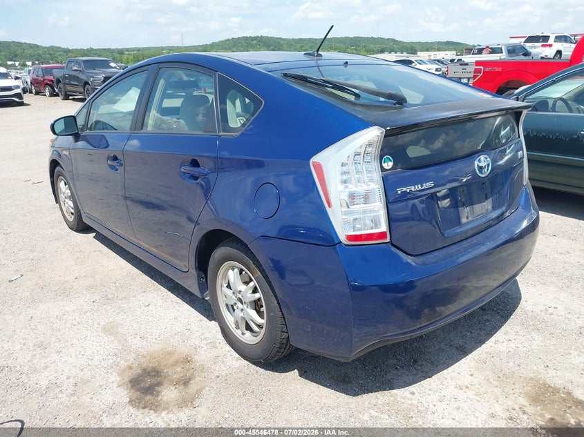 2011 Toyota Prius VIN JTDKN3DU6B1435742 IAAI salvage auction — NORMAL WEAR, Clear - Public Restricted (Oklahoma), sold $900 on 2026-07-20 (photo 3)