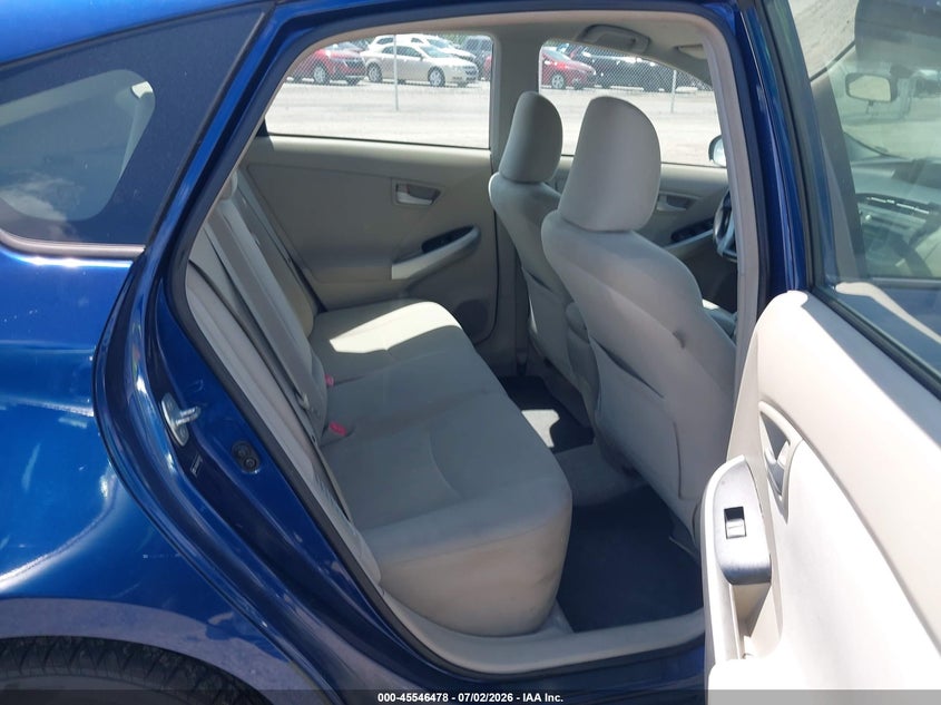 2011 Toyota Prius VIN JTDKN3DU6B1435742 IAAI salvage auction — NORMAL WEAR, Clear - Public Restricted (Oklahoma), sold $900 on 2026-07-20 (photo 8)