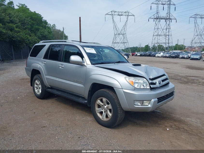 2005 Toyota 4runner VIN JTEBU14R850073860 IAAI salvage auction — FRONT END, Salvage (Pennsylvania), sold $2,250 on 2026-07-24 (photo 1)